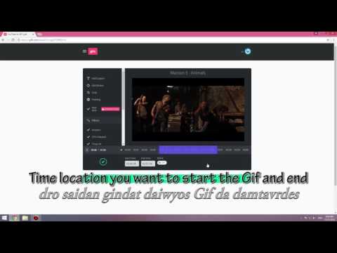 How to make Gif quickly and easy - როგორ გავაკეთოთ Gif მარტივად